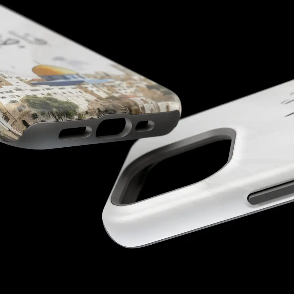 Personalized Arabic Calligraphy - Magnetic Impact-Resistant Phone Case - Jerusalem Design Phone Case