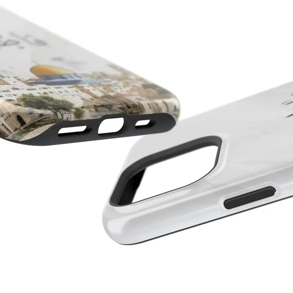 Personalized Arabic Calligraphy - Magnetic Impact-Resistant Phone Case - Jerusalem Design Phone Case