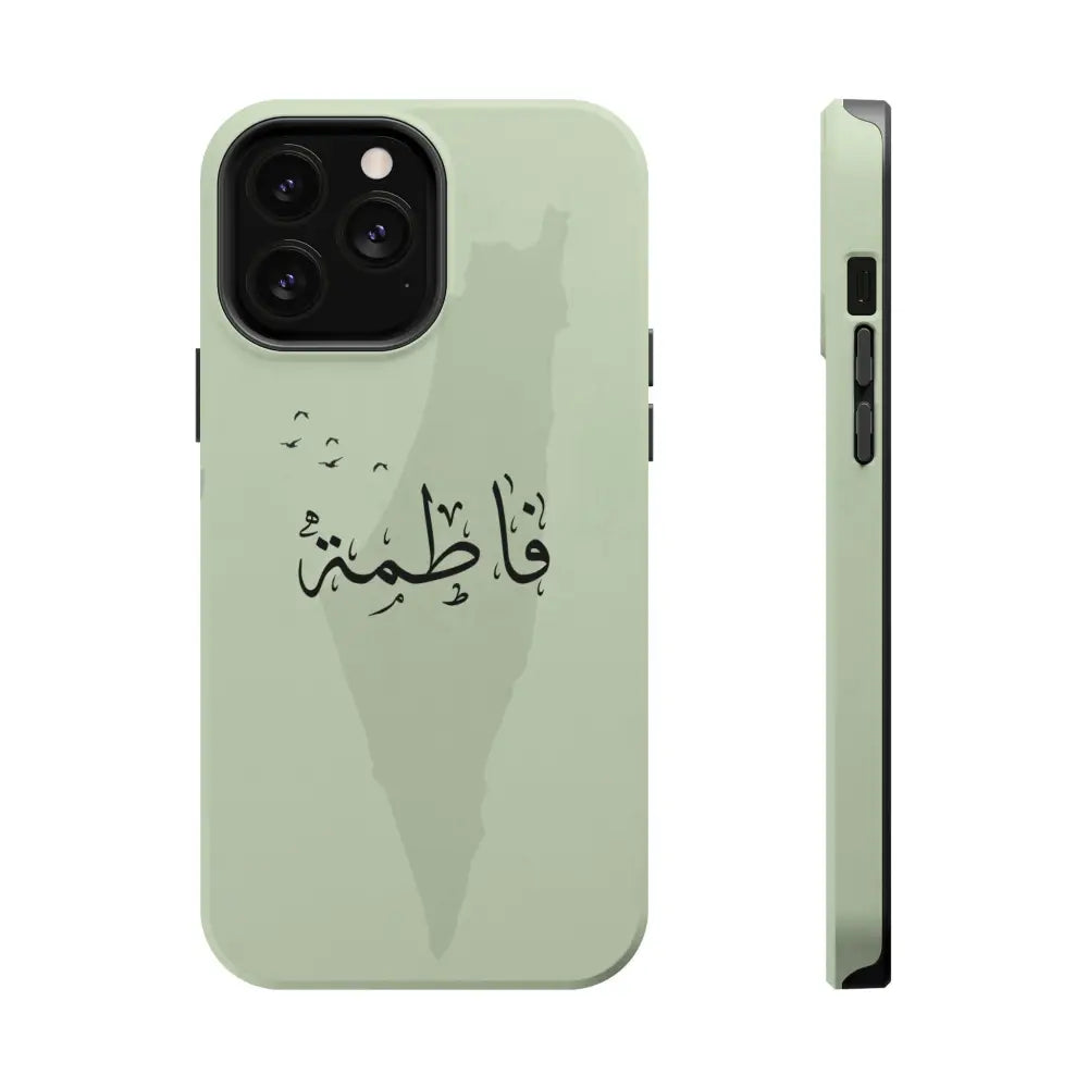 Personalized Arabic Name - IPhone Magnetic Impact-Resistant Cases - Palestine Design iPhone 13 Pro Max / Matte Phone