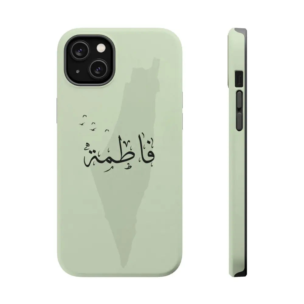 Personalized Arabic Name - IPhone Magnetic Impact-Resistant Cases - Palestine Design iPhone 14 Plus / Matte Phone Case