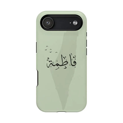 Personalized Arabic Name - IPhone Magnetic Impact-Resistant Cases - Palestine Design iPhone 17 Air / Matte Phone Case