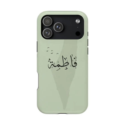 Personalized Arabic Name - IPhone Magnetic Impact-Resistant Cases - Palestine Design iPhone 17 Pro Max / Matte Phone