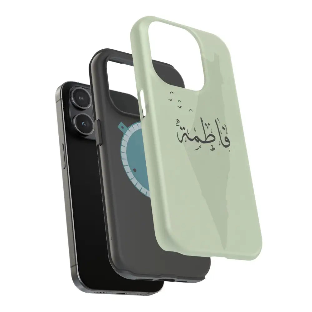 Personalized Arabic Name - IPhone Magnetic Impact-Resistant Cases - Palestine Design Phone Case