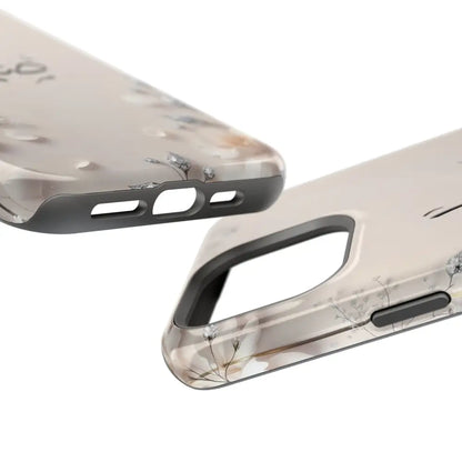 Personalized Magnetic Impact-Resistant Phone Case - Flower Design - Phone Case